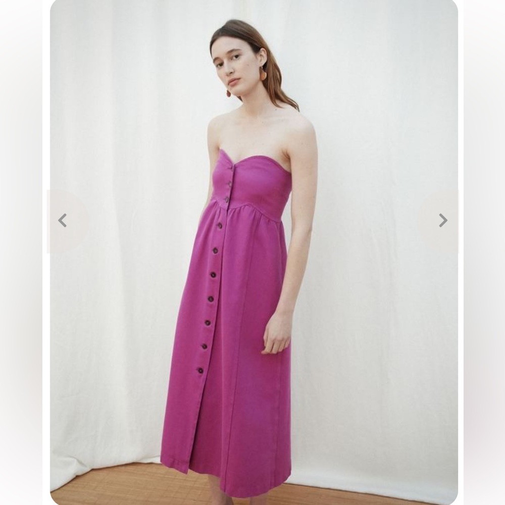 Nanushka Kaia Maxi Denim Dress- M